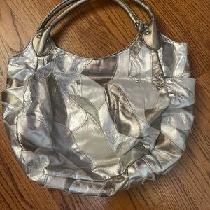 Aldo Silver Patchwork Women's Bag